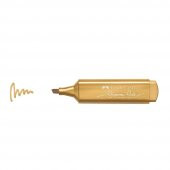 Faber-Castell Fosforlu Kalem 46 Metali̇k Altin Glamorous Gold - 3