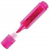 Faber-Castell Fosforlu Kalem Şeffaf Gövde Pembe - 1