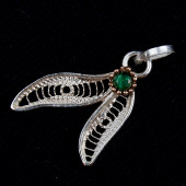 Yaprak Formlu Kolye Ucu - 1