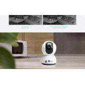 Mini Ev bebek Kamerası 1080 p Full HD gece görüş IP wifi nesne takipli kamera - 4