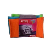Active Magic Sünger Mutfak Bulaşık Süngeri Karışık Renkli 3 Adet - 1