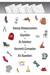 Yeşil Ahşap MDF Eşleştirme Hafıza Oyunu 34x34 - 5