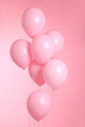 Pembe Sedefli Balon 12" İnç 10 lu Balon - 1