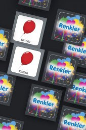 Renkler Eşleştirme Hafıza Kart Oyunu - 3