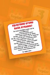 Sayılar Eşleştirme Hafıza Kart Oyunu - 4