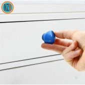 Mantar Düğme Kulp Çekmece Bebek Çocuk Genç Odası Dolap Kapak Kulpu Kulbu Mavi Metal Kulp thumbnail 3