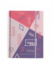 Deffter Tabula Rasa / Red 15X21CM 50 Yaprak Spiralli Defter - 1