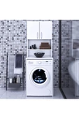 FORA Deep Banyo Dolabı Çamaşır Makinesi Dolabı 22tek666 Banyo Dolabı - 2