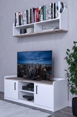 FORAHOME Oreon Tv Ünitesi Kitaplıklı Televizyon Sehpası - 1