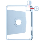 Fuchsia iPad 10.2 2021 (9.Nesil) Termik Dönebilen Standlı Kılıf thumbnail 6