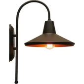 Rsylight Retro Rustik Dekoratif Metal Siyah Baston Kol Vintage Aplik - 1