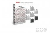 Gıpta Beat A4 Karton Kapak 100 Yaprak Çizgili Spiralli Defter - 1