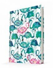 Deffter Flamingos 96 Yaprak Çizgili Sert Kapak Defter - 4