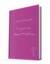 Deffter I write Because İt Gives Me Perspective 96 Yaprak Çizgili Sert Kapak Defter - 2