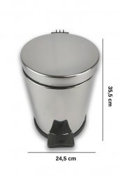 Digithome Mutfak Çelik Çöp Kovası 12 lt - 405 thumbnail 5