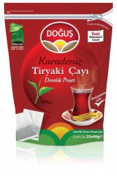 Doğuş Çay   Doğuş Karadeniz Tiryaki Demlik Poşet Çay 40 Gr 25 Adet - 1