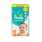 Prima Aktif Bebek Bezi Beden 3 62li - 1