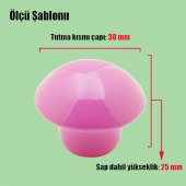 Mobilya Kulp Çekmece Dolap Kapak Kulpu Kulbu Pembe Metal Kulp thumbnail 2