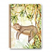 Keskin Color A4 Bambu Plastik Kapak 100 Yaprak Kareli Spiralli Defter - 5
