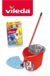 Vileda Süper Mocio Temizlik Seti + 2 li Paspas Yedek - 1