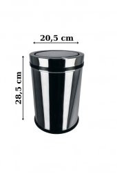 Digithome Mutfak Çöp Kovası Döner Kapaklı 8 Lt Gri - YLMZ787 - 4