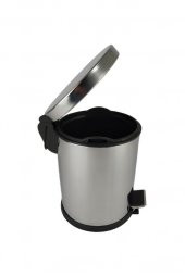 Digithome Paslanmaz Çelik Mutfak Çöp Kovası 8 Lt Gri - EF404 - HYT C320.025 thumbnail 2