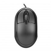 EVEREST SM-385 USB SİYAH 800DPI OPTİK MOUSE TAK ÇALIŞTIR KABLOLU PC MOUSE - 1