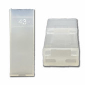 Kılıf Kablo Ucu Şeffaf 9 x 9 x 24 mm Tırnaklı İçin - 2