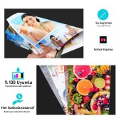 Epson EcoTank L455 Kuşe / Karton Baskı Mürekkebi 100 ml Muadil - 8