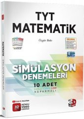 3D Yayınları TYT Matematik Simülasyon Denemeleri - 2