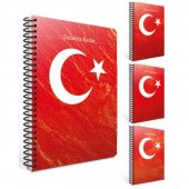 Gıpta Sonsuza Kadar A4 Karton Kapak Spiralli Defter 80 Yaprak Çizgili - 1