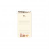 Keskin Color 8.6 x 15.7 To Do List Karton Kapaklı Coffee - 1