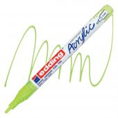 Edding 5300 Akrilik Markör 1-2mm Yuvalak Uç Pastel Yeşi̇l - 4