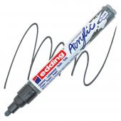 Edding 5100 Akrilik Markör 2-3mm Yuvarlak Uç Antrasi̇t - 4