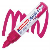 Edding 5000 Akrilik Boyama Markörü 5-10 mm Kesik Uç Telemagenta - 4
