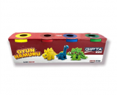 Gıpta Oyun Hamuru 4 Renk 4 X120 Gr - 1