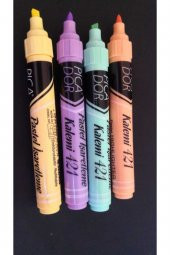 421 Pastel Hıghlıghter Kalem Karışık 4lü Kutu - 3