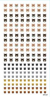 Ayıcık Tırnak Dövmesi,Tırnak Tattoo,Nail Art ,Tırnak Sticker - 2