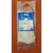 KSN Kablo Bağı Plastik Kelepçe Beyaz 2.5x150mm - 100 Adet - 1
