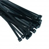 KSN Kablo Bağı Plastik Kelepçe Siyah 7.6x370mm - 100 Adet - 1