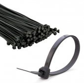 KSN Kablo Bağı Plastik Kelepçe Siyah 7.6x370mm - 100 Adet - 2