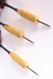 DELTA 20 Gr. Dart Oku (3’lü Set) - Çelik Uç + Pirinç Gövde + Renkli Kanat - Dart Oku Seti - 3