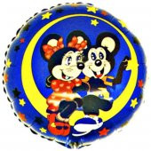 18 M.& P. Monn Light Round Folyo Balon-Grabo 10 Adet - 1