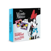 Eğitici ve Eğlenceli Disney Minnie Mouse Kum Boyama Seti 2in1 (11x11cm)-Red Castle MBK-13 - 2