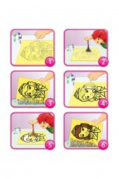 Eğitici ve Eğlenceli Kum Boyama Seti-Disney Prenses Sofia FM-11 - 2