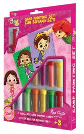 Eğitici ve Eğlenceli Kum Boyama Seti-Disney Niloya DS-15 - 1