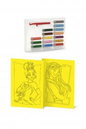 Eğitici ve Eğlenceli Aktivite Seti, Princess_Mulan&Tiana 2si 1 arada_Disney DS-43 - 1
