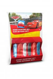 Eğitici ve Eğlenceli Kum Boyama Seti, Disney Cars Şimşek McQueen PM-01 - 1