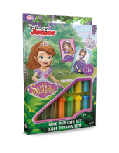Eğitici ve Eğlenceli Kum Boyama Seti, Disney Prenses Sofia & Arkadaşı, 2si 1 arada DS 18 - 1
