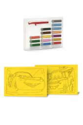 Eğitici ve Eğlenceli Kum Boyama Seti, Disney Cars Mcqueen&Mater (2si 1 Arada) DS 05 - 2